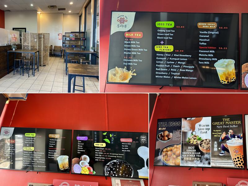 Master Tea Menu