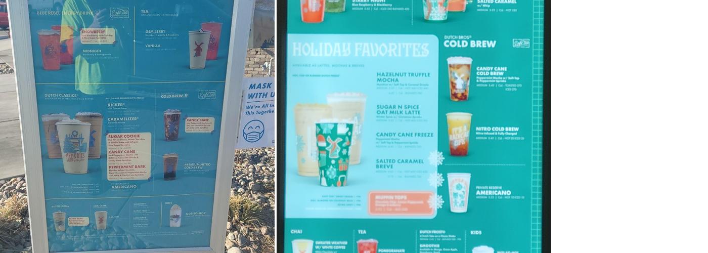 Dutch Bros Coffee Menu