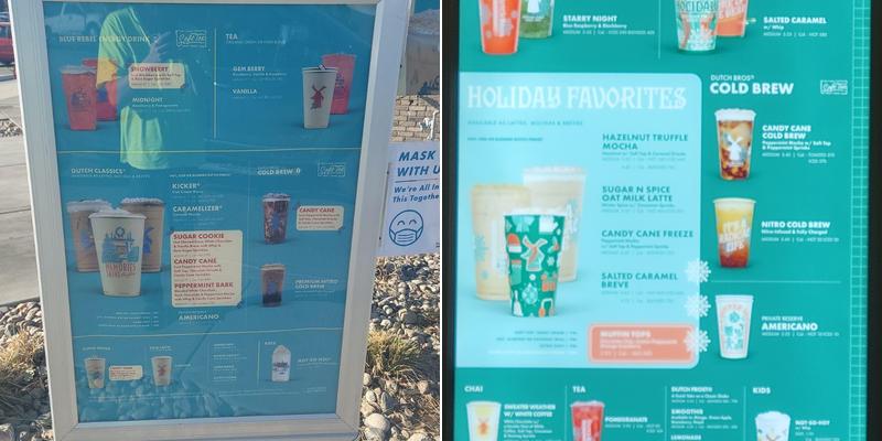Dutch Bros Coffee Menu