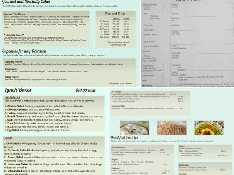 Wave The Grain - Centennial Menu