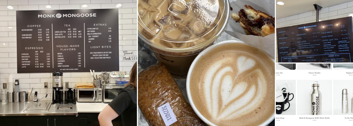 Monk & Mongoose Coffee Co Menu