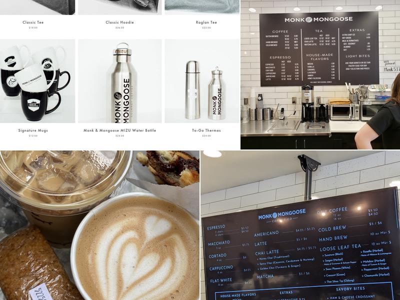 Monk & Mongoose Coffee Co Menu