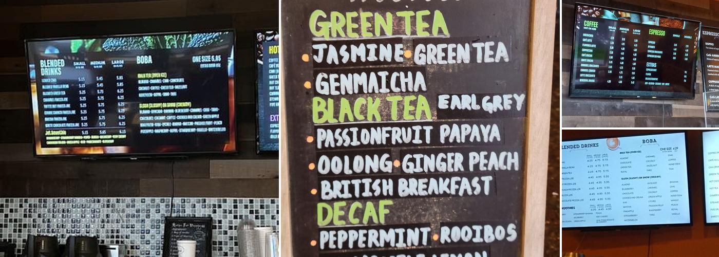 Beantree Coffee Menu