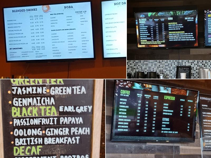 Beantree Coffee Menu