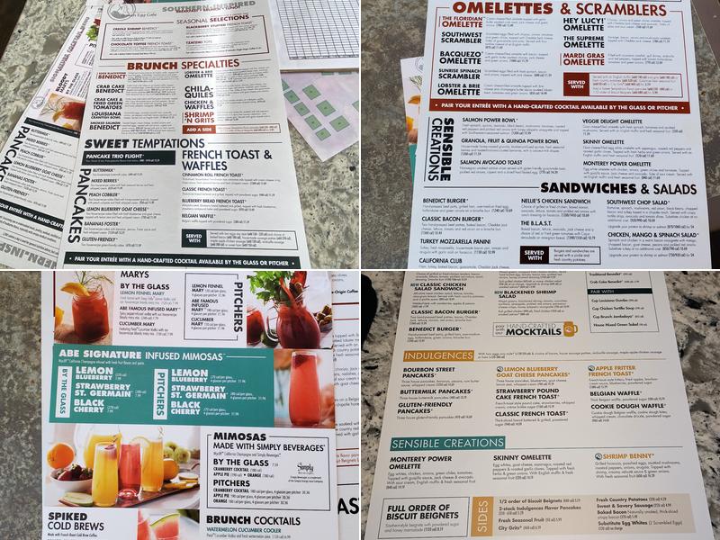 Another Broken Egg Cafe Menu