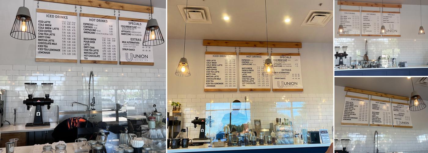 Union Coffee Co Menu