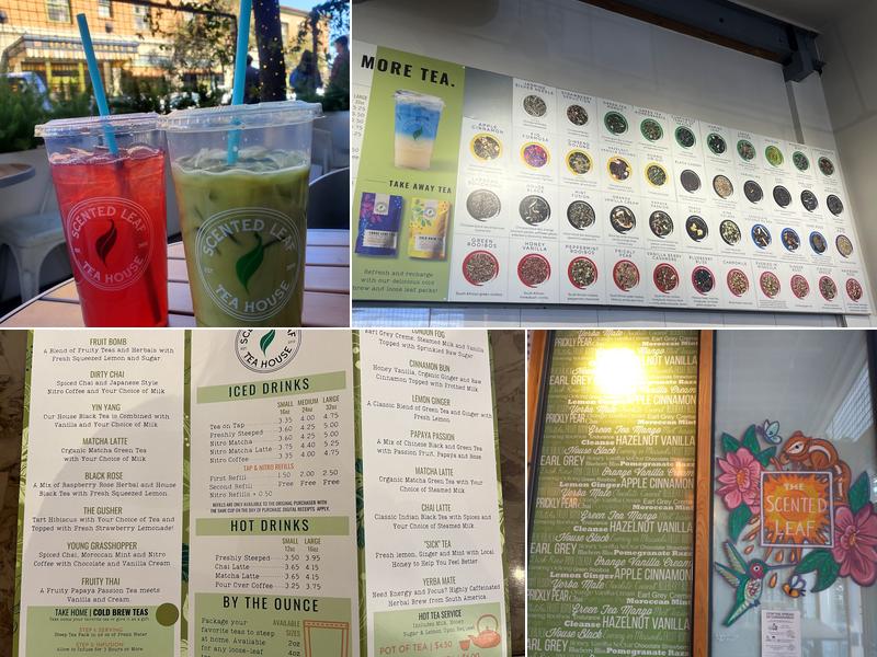 Scented Leaf Tea House Menu