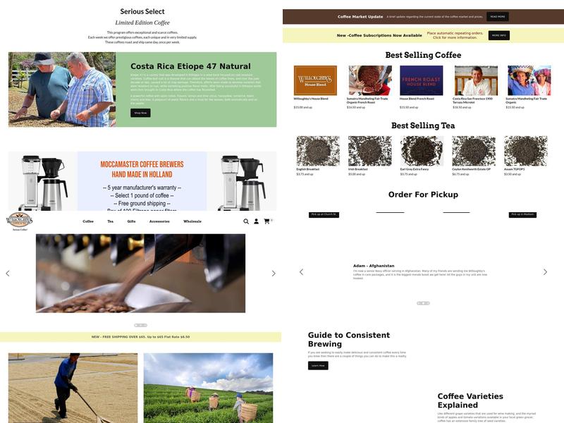 Willoughby's Coffee & Tea Menu