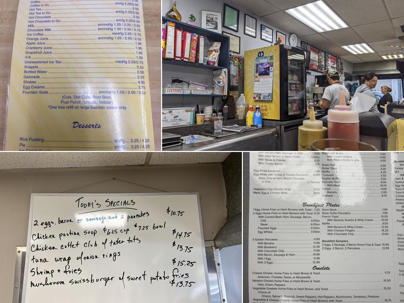 TNT Luncheonette Ltd Menu