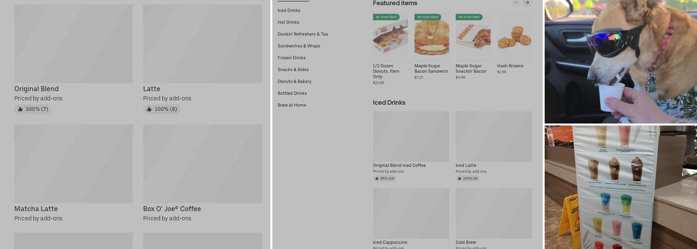 Dunkin' Menu