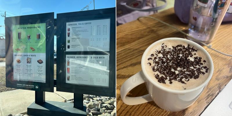 Starbucks Menu