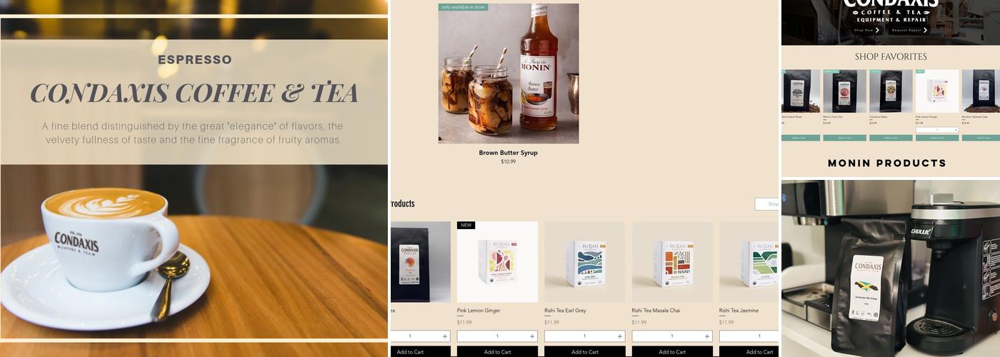 Condaxis Coffee & Tea Menu