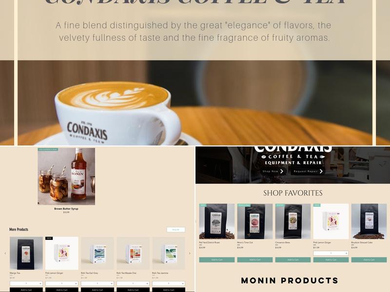 Condaxis Coffee & Tea Menu