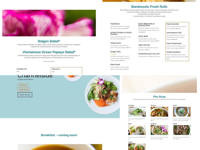 Bamboozle Channelside Menu