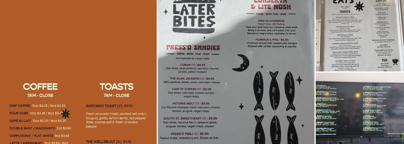 Easy Luck Coffee & Bodega Menu