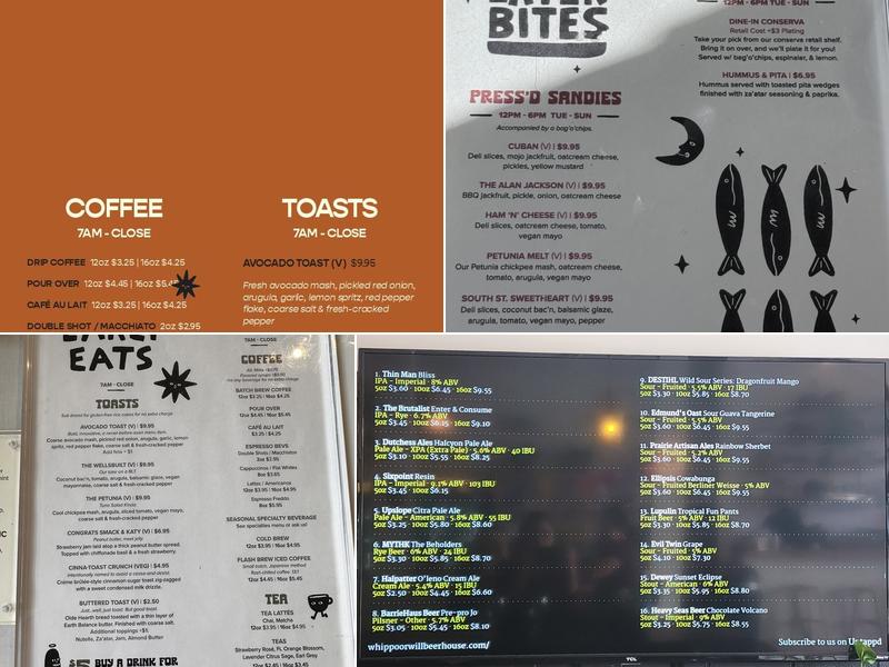 Easy Luck Coffee & Bodega Menu
