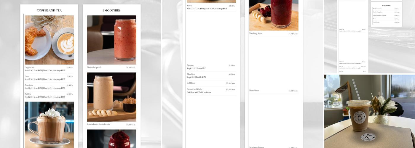 Mama G's St. Pete Menu