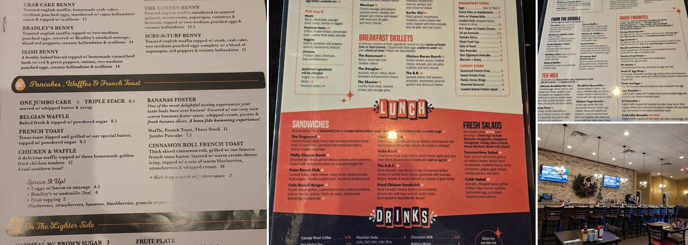 The Egg Cafe & Eatery Menu