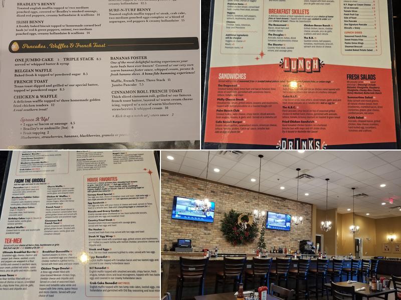 The Egg Cafe & Eatery Menu