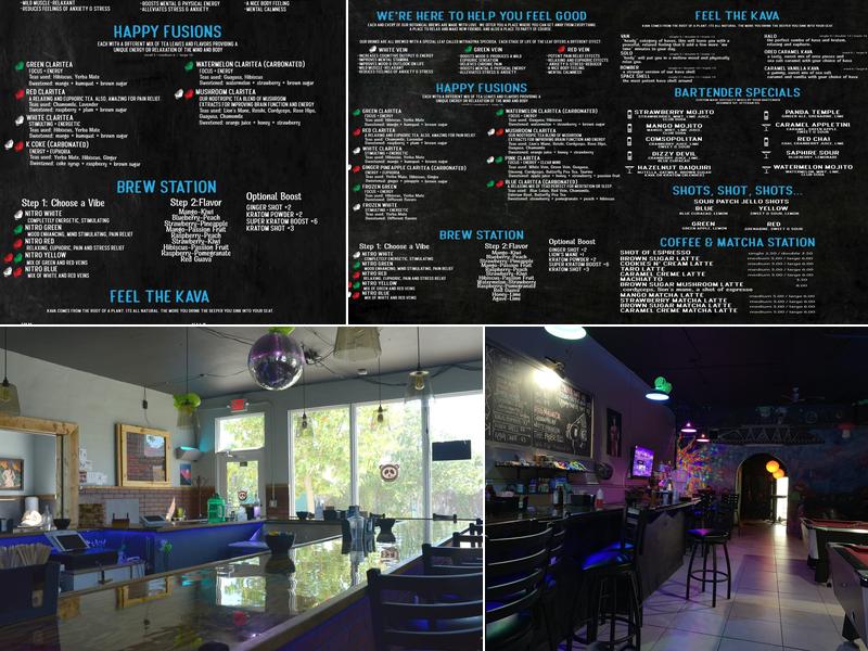 Hideout Kava and Tea Bar Menu