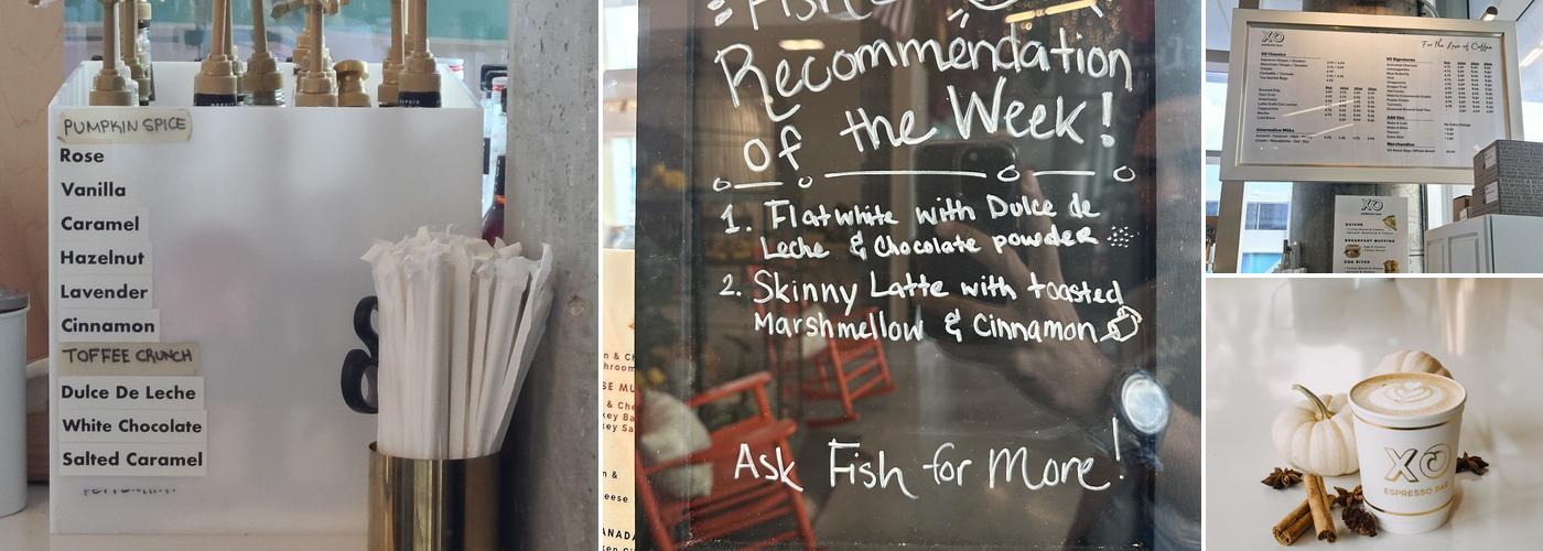 XO Espresso Bar Menu