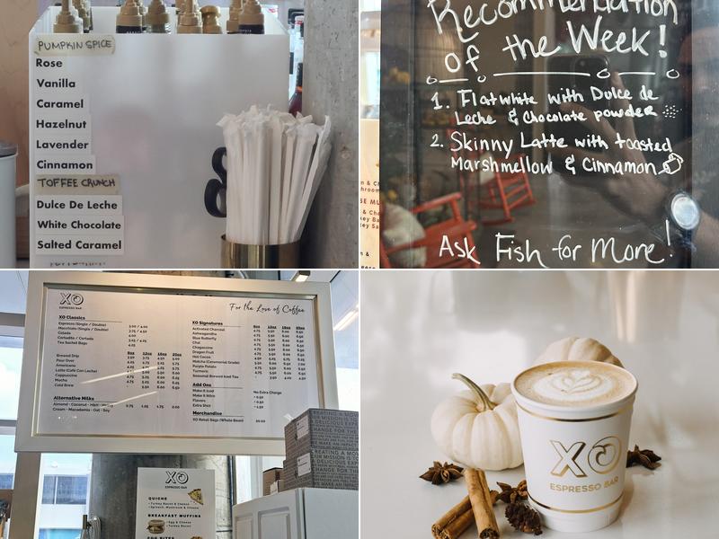 XO Espresso Bar Menu