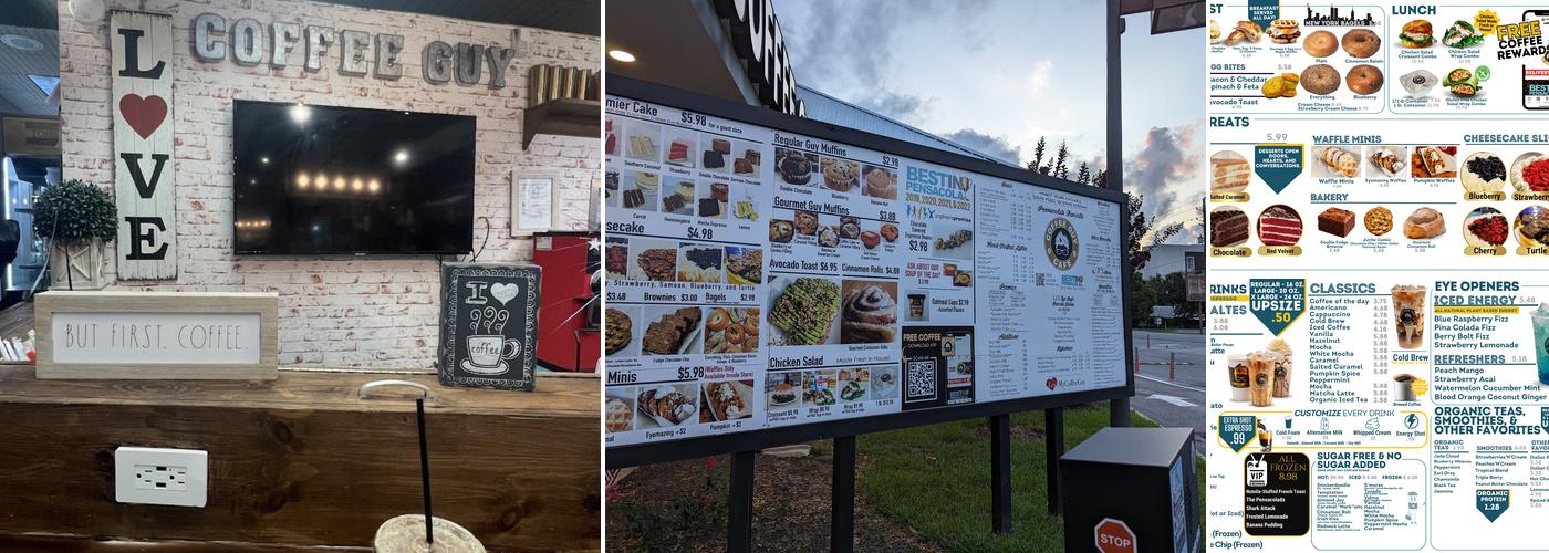 Coffee Guy Cafe Menu