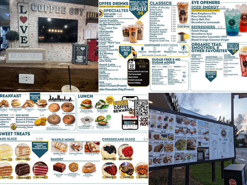 Coffee Guy Cafe Menu