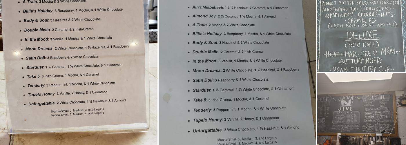 Java N Jive Menu