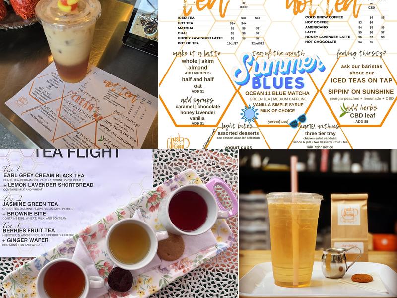 Just Add Honey Tea Company Menu