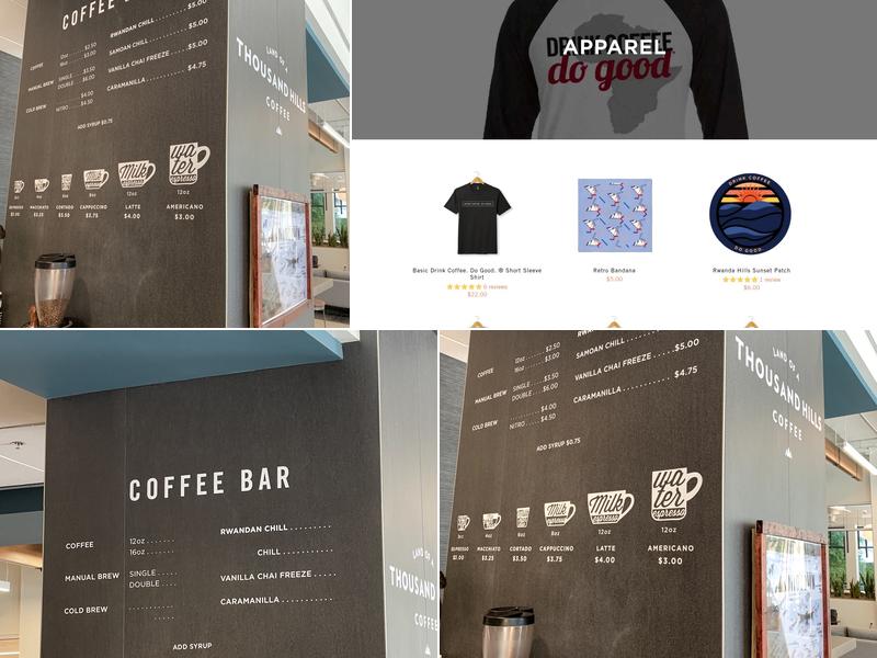 Land of a Thousand Hills Coffee Menu