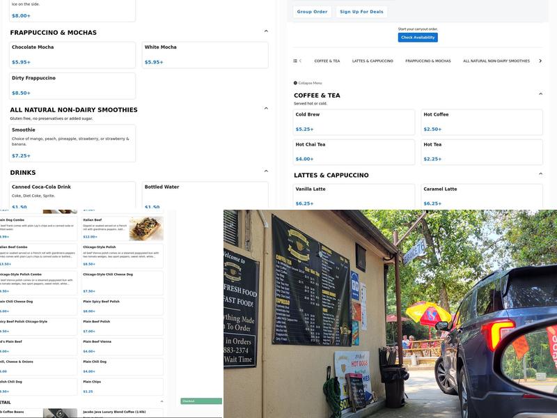 Jacobs Java Cafe & Drive Thru Menu
