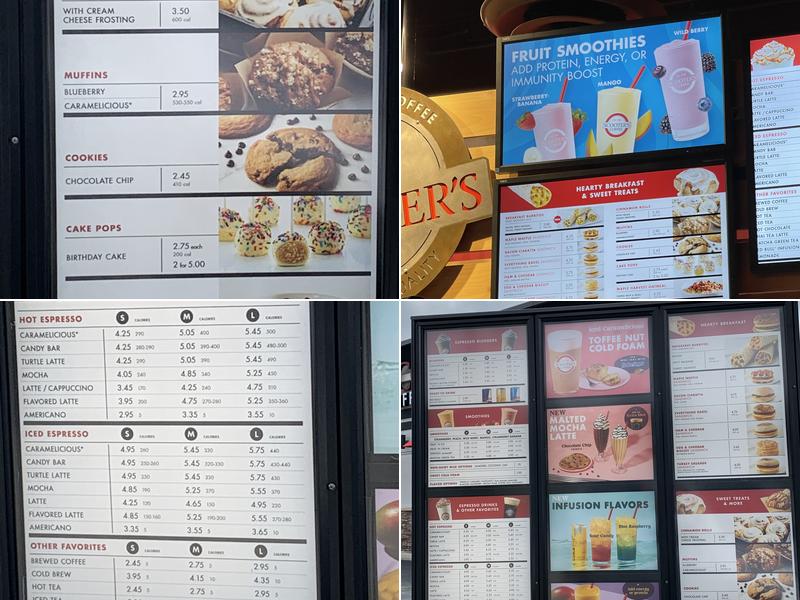 Scooter's Coffee Menu
