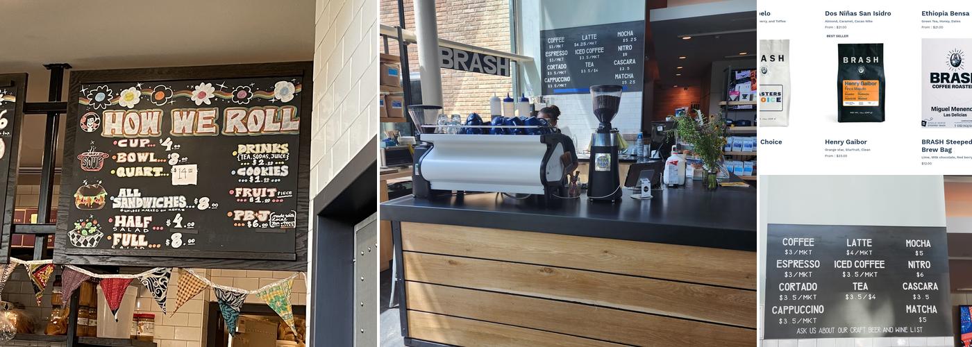 Brash Coffee Menu