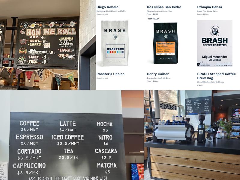 Brash Coffee Menu