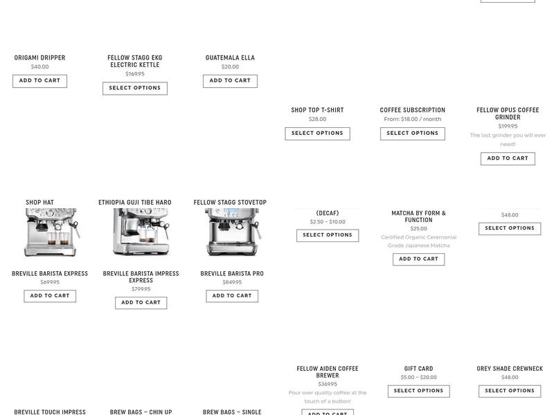 Form & Function Menu