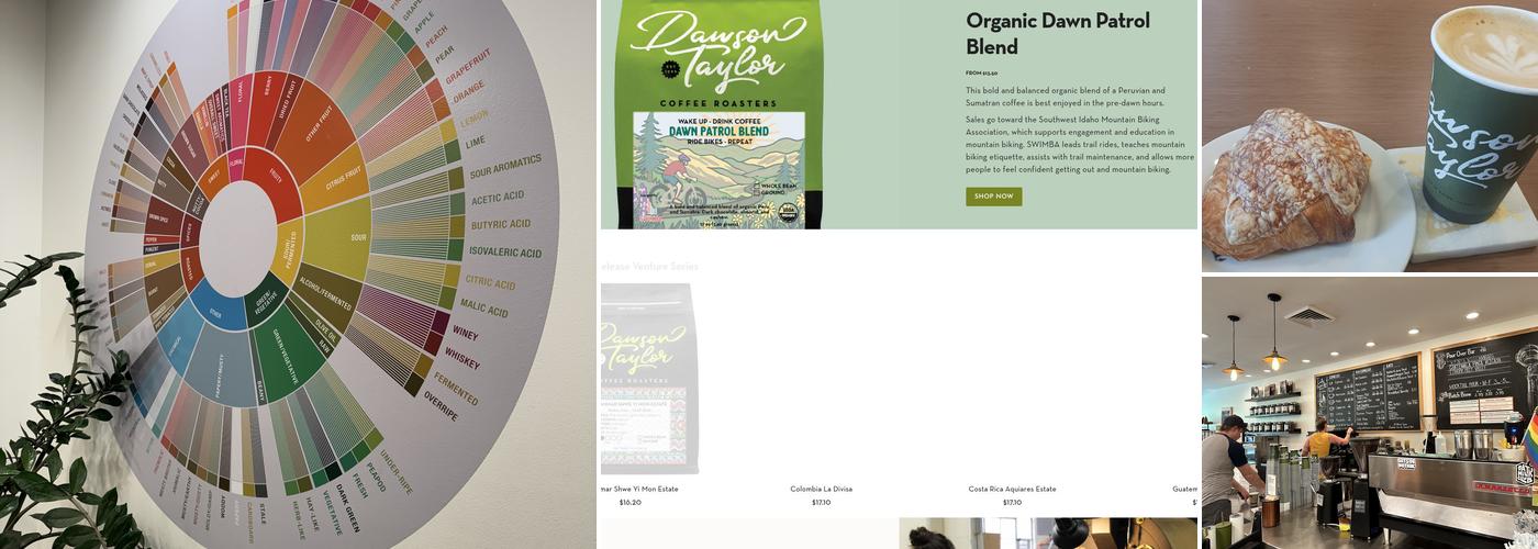 Dawson Taylor Coffee Roasters - Downtown Cafe Menu