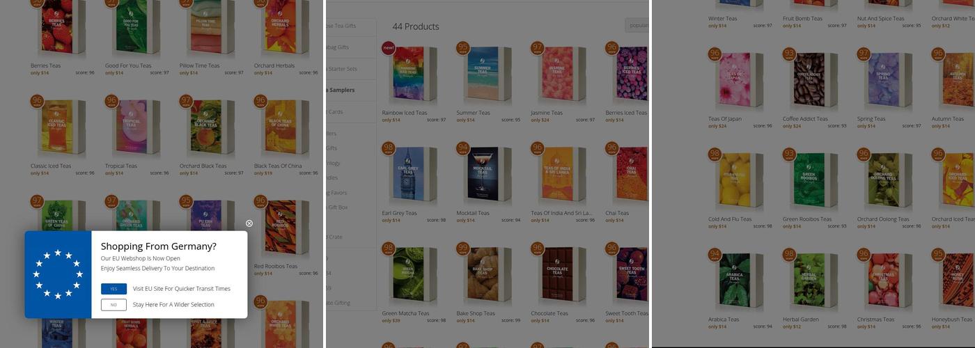 Adagio Teas Naperville Menu