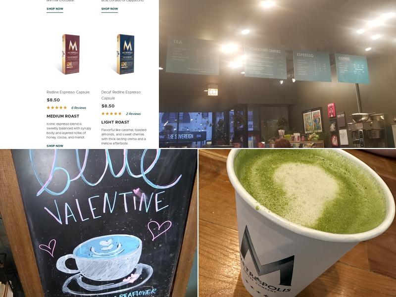 Metropolis Coffee Company Menu