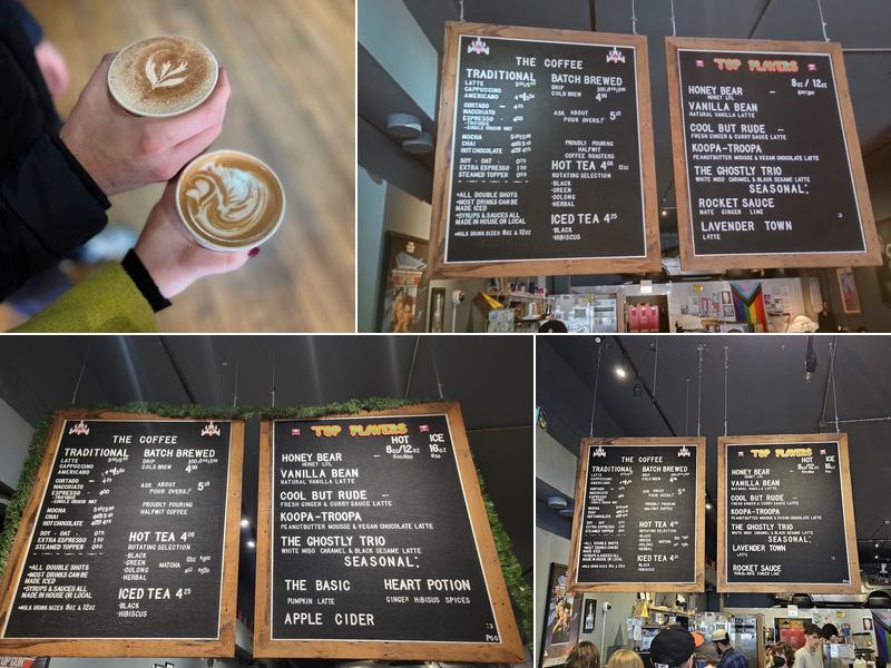 The Wormhole Coffee Menu