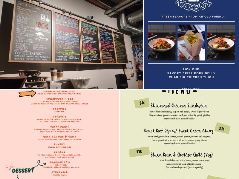 Base Community Cafe Menu