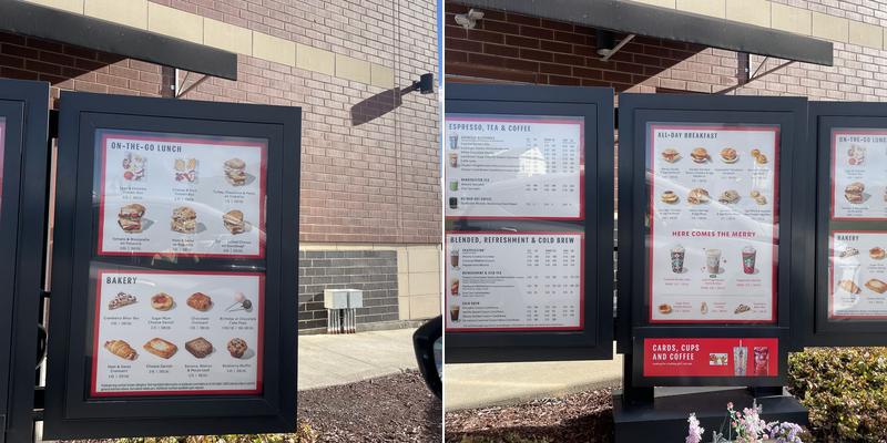 Starbucks Menu
