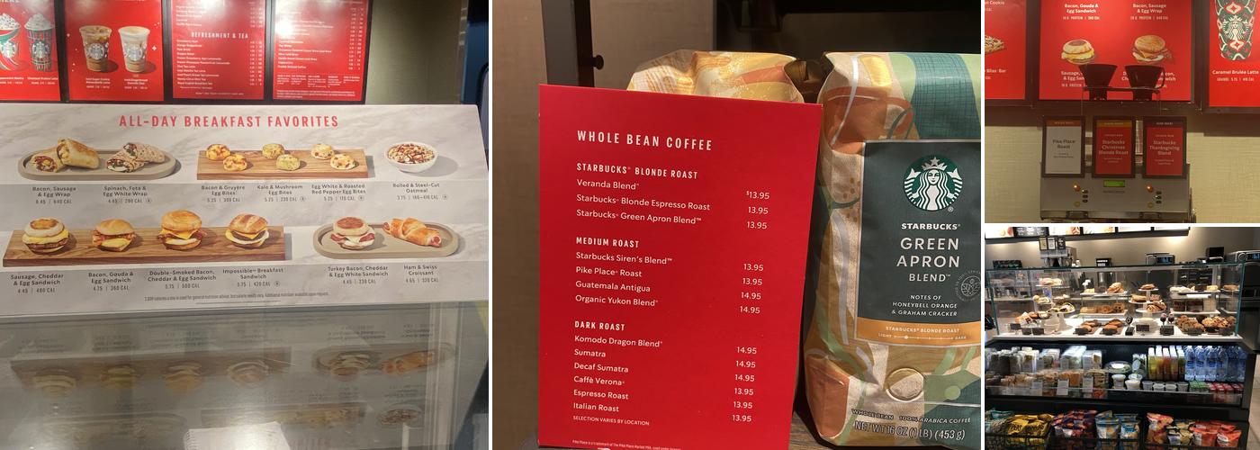 Starbucks Menu