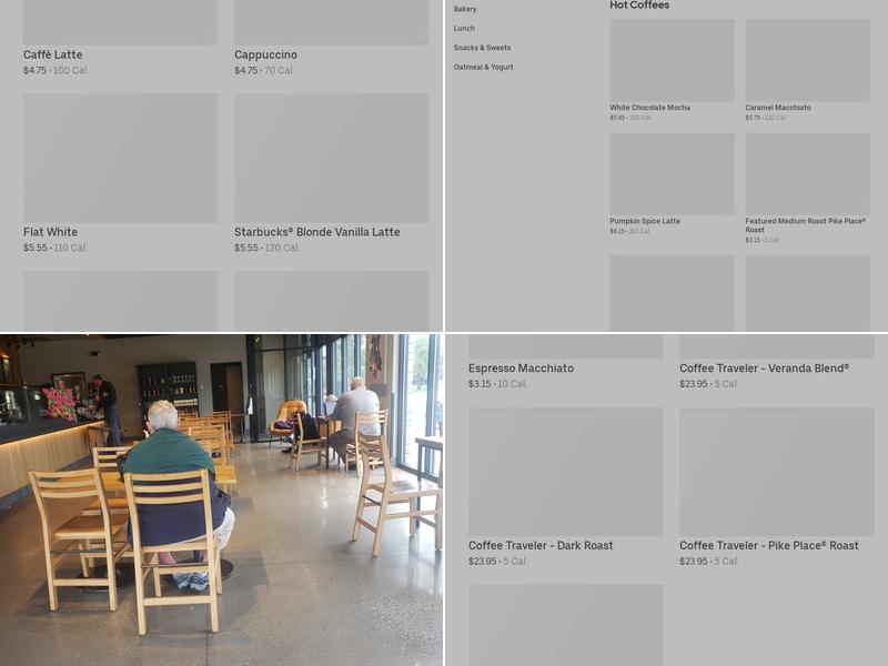 Starbucks Menu