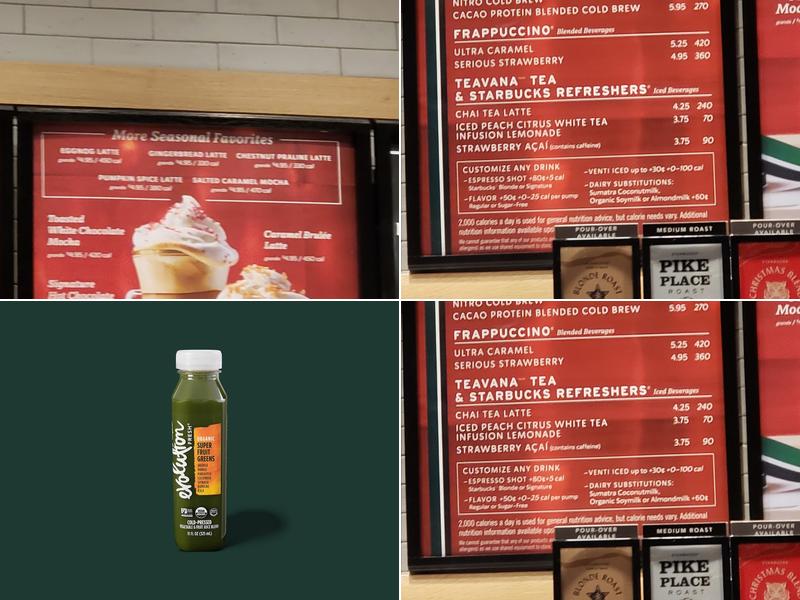 Starbucks Menu