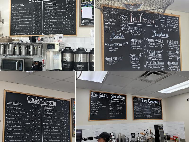 Coffee + Cream Menu