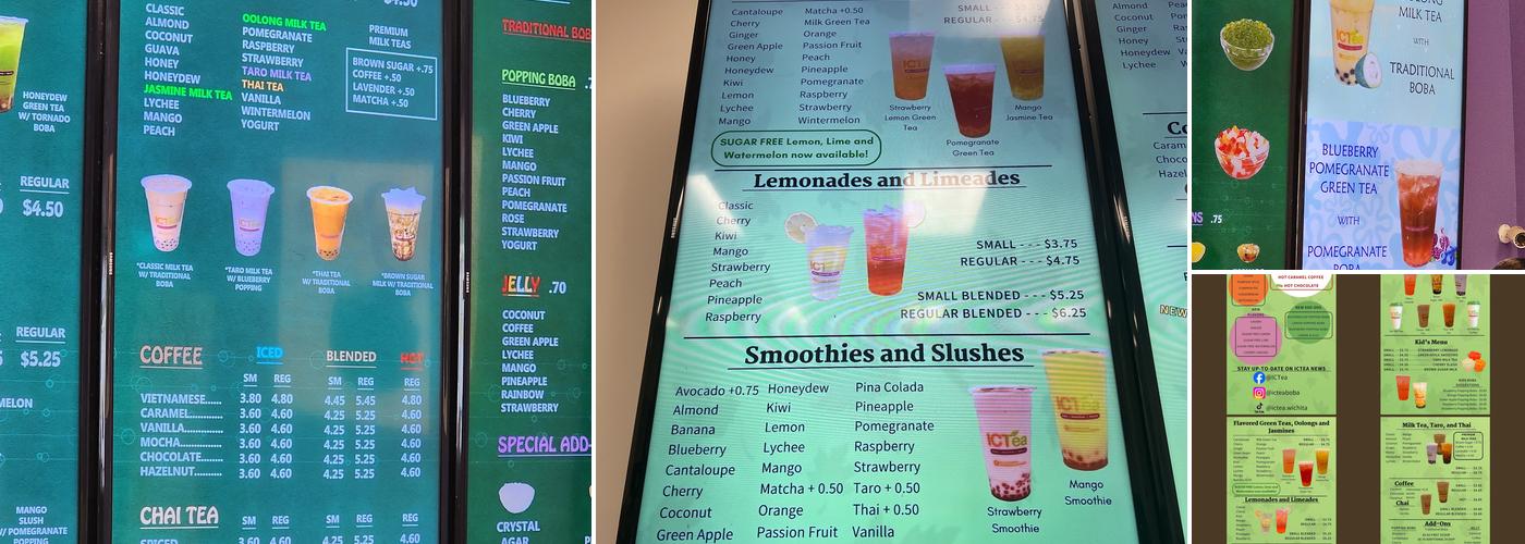 ICTea Menu