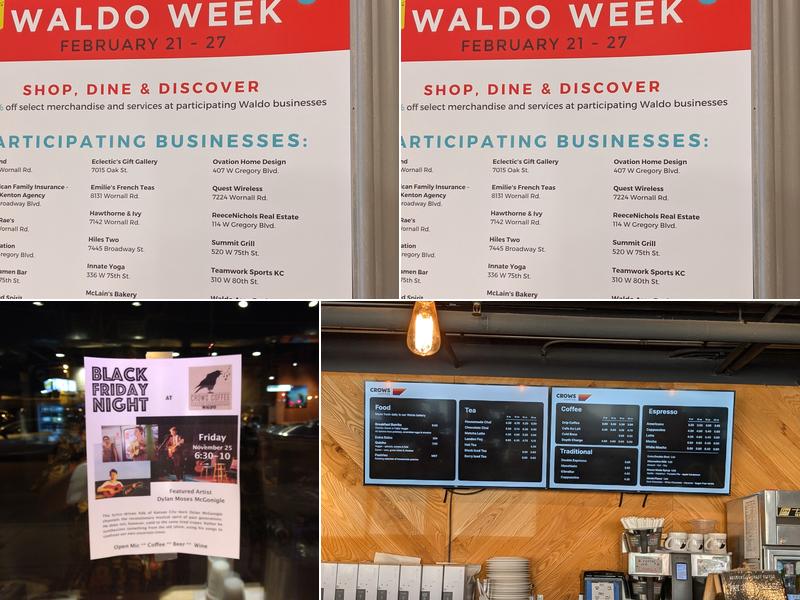Crows Coffee | Waldo Menu
