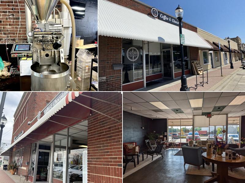 Maps Coffee & Chocolate 13440 Santa Fe Trail Dr, Lenexa