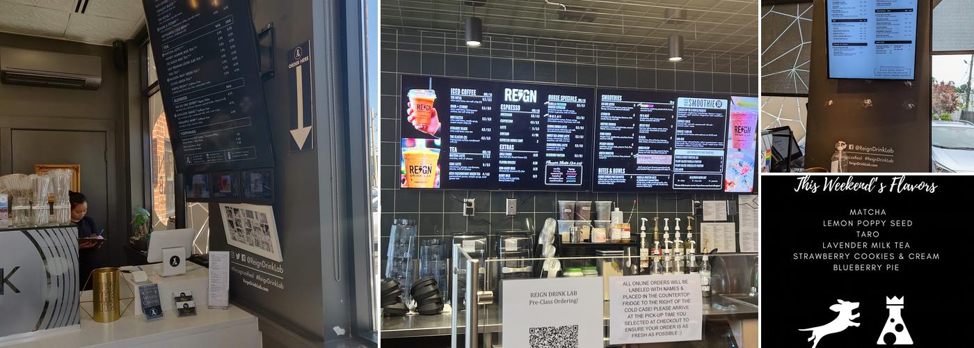 Reign Drink Lab Menu
